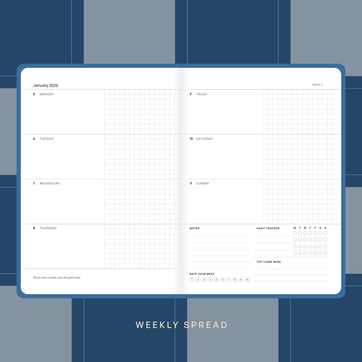 2026 Planner - Indigo